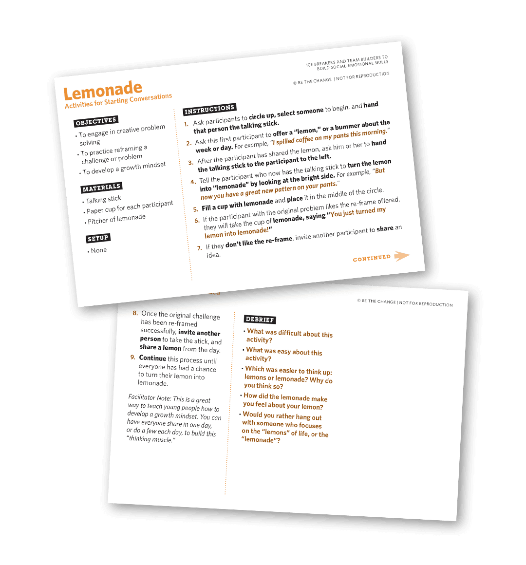 Activities for starter conversations Activities for starter conversations
